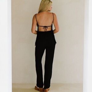 Sabo skirt Ashton Jumpsuit - Black NWT XS